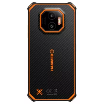 Viedtālrunis HAMMER Energy X2 — Android 15, MediaTek Helio G81, 6.1 collu 1560×720 IPS, 6 GB RAM, 128 GB, Dual SIM, 4G, 50 MP, 5000 mAh, IP68