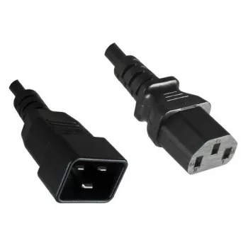 Microconnect PE030605 strāvas kabelis melns 0,5 m C13 savienotājs C20 savienotājs