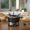 Fondī komplekts Taurus FF2 2 L 8 personām, korpuss no nerūsējošā tērauda, 1000 W, 230 V, melns/sudrabots