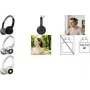 LogiLink BT0072 Over Ear austiņas Bluetooth melnas (BT0072)