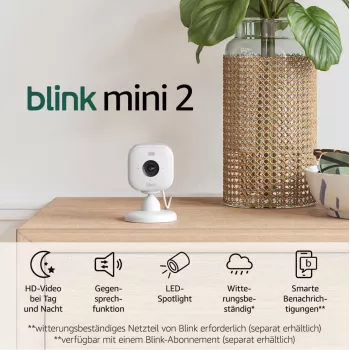IP drošības kamera Amazon Blink Mini 2 1080p