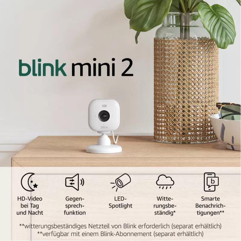 IP drošības kamera Amazon Blink Mini 2 1080p