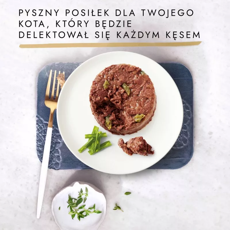 GOURMET GOLD - Sāļā kūka ar jēru un zaļajām pupiņām 85g