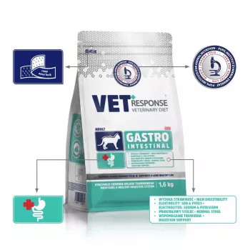 VET RESPONSE Gastrointestinal - sausā kaķu barība - 1,6kg