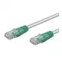 Wentronic Goobay CAT 5e Crossover-komutācijas kabelis, U/UTP, pelēks, zaļš, pelēkzaļš, 0,5 m - CCA vara maisījums (68860)