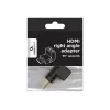 HDMI savienotāju adapteris GEMBIRD A-HDMI90-FML, HDMI uz HDMI, taisnleņķa 90° adapteris, melns