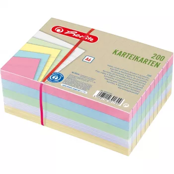 Indeksa kartītes Herlitz 50041145 Daudzkrāsains