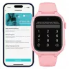Viedpulkstenis Stelio Junior Pro AI 4G ST-SWJ102-PK — bērnu 4G pulkstenis, rozā