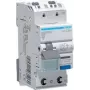 Hager noplūdes strāvas miniatūrs jaudas slēdzis 1P+N127V 6kA B-16A 30mA A tips QC (ADS917D)