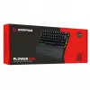 Mehāniskā tastatūra RAMPAGE PLOWER K60 ar Blue slēdžiem un RGB fona apgaismojumu