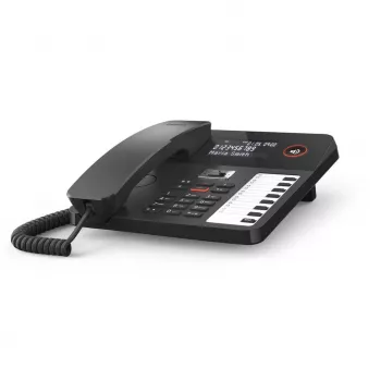 DECT tālrunis Gigaset DESK 800A Vadu klausule 200 tālruņu grāmatas ieraksti Melns