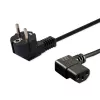 Strāvas kabelis SAVIO CL-115 IEC C13 uz vīrišķo, 1,2 m, melns