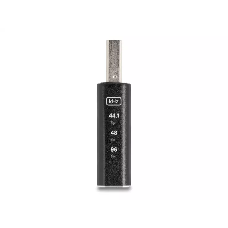 DeLOCK kabeļa savienotājpārejas adapteris USB 2.0 Type-A 3,5 mm 4 kontaktu Melns 68001