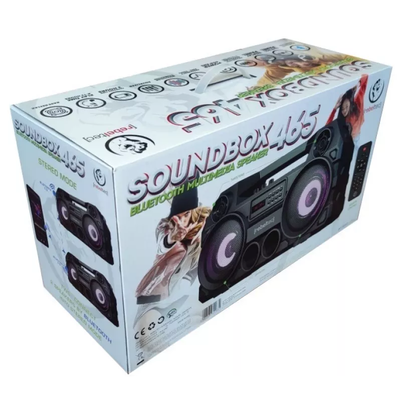 Rebeltec Bluetooth Reproduktors SoundBOX 465 Melns