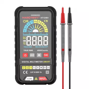 Digitālais multimetrs Habotest HT124B+ — maiņstrāvas/līdzstrāvas sprieguma un pretestības mērīšana