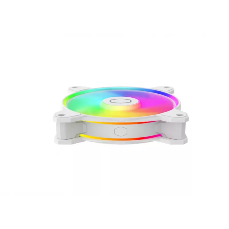 Cooler Master MasterFan MF120 Halo2 White Edition 120mm ARGB korpusa ventilators