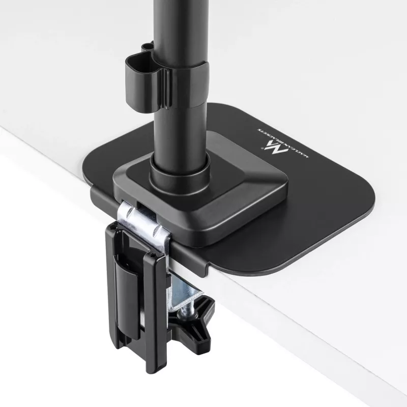 Maclean MC-929 galda virsmas pastiprinājuma plāksne monitora galda stiprinājumiem, melna