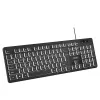 Savio KB-04 tastatūra Mājai/Birojam USB QWERTY UK International Melna