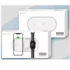 3-in-1 bezvadu lādētājs Devia V4 10W — viedtālrunim, Apple Watch, austiņām