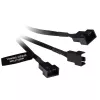 RGB sadalītāja kabelis Alphacool 18679 melns plastmasa 150 mm
