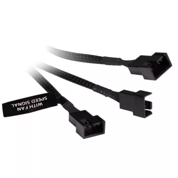 RGB sadalītāja kabelis Alphacool 18679 melns plastmasa 150 mm