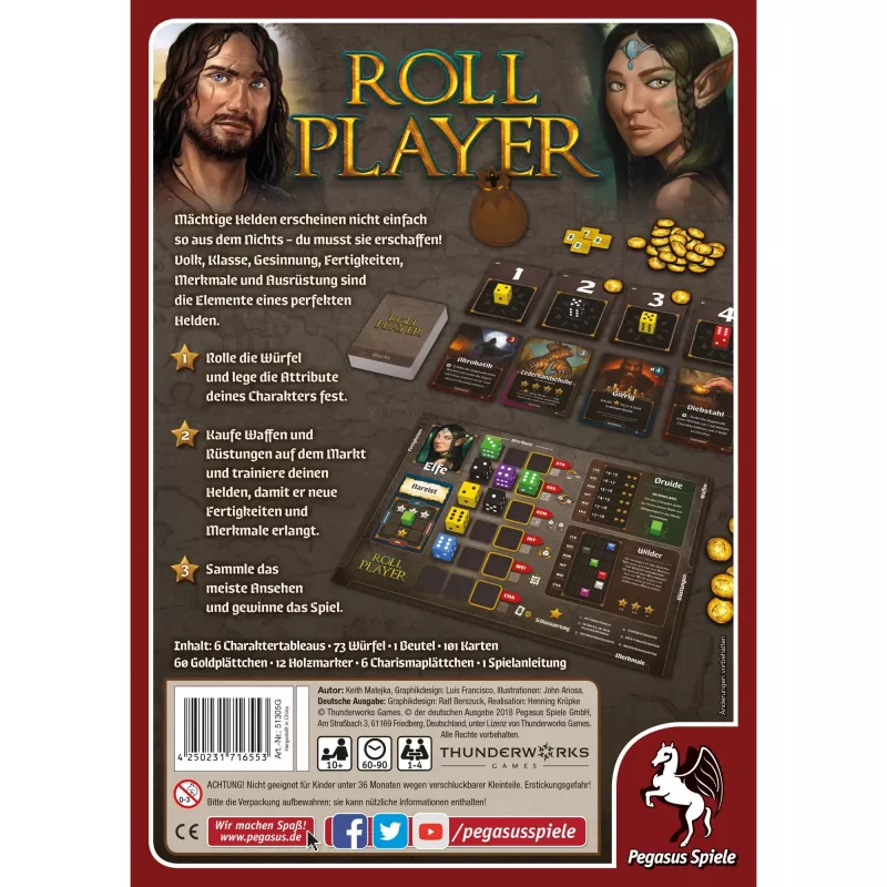 Roll Player, galda spēle