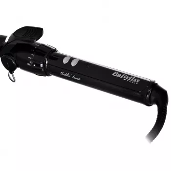 Lokšķēres BABYLISS Pro 180 19mm — 19 mm stienis, 150–180°C, 10 sildīšanas līmeņi, grozāms vads, rozā/melna