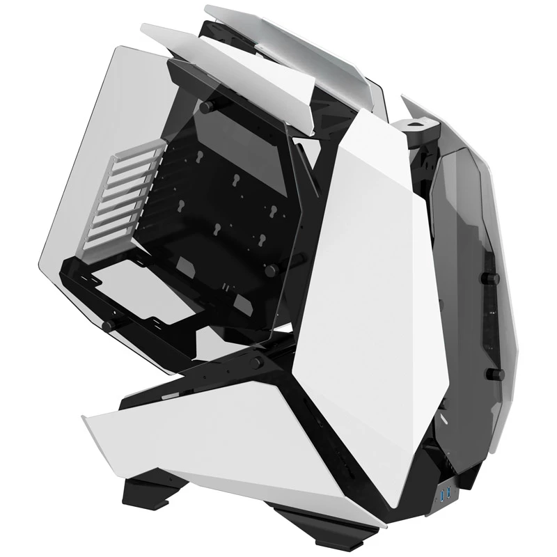 PC Big-Tower Case Jonsbo MOD5 Tempered Glass balta