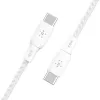 Belkin BOOST CHARGE USB 2.0 2m USB C kabelis, balts