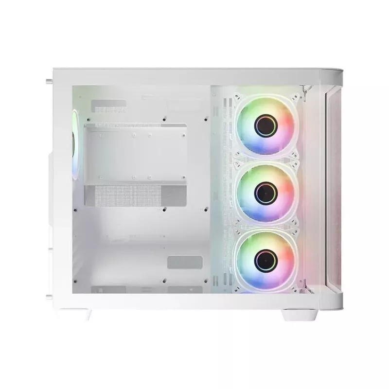 Datora korpuss Midi LC-Power Gaming 8001W Pro-Storm Light, ATX, melns