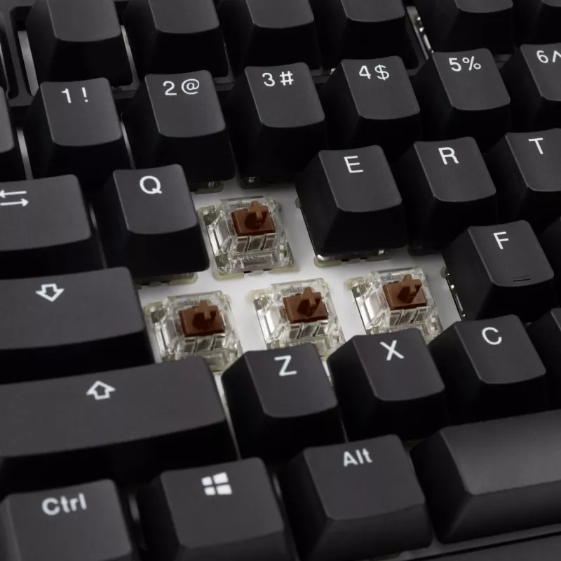 Ducky Tinker 75 tastatūra Spēļu USB US English Melna