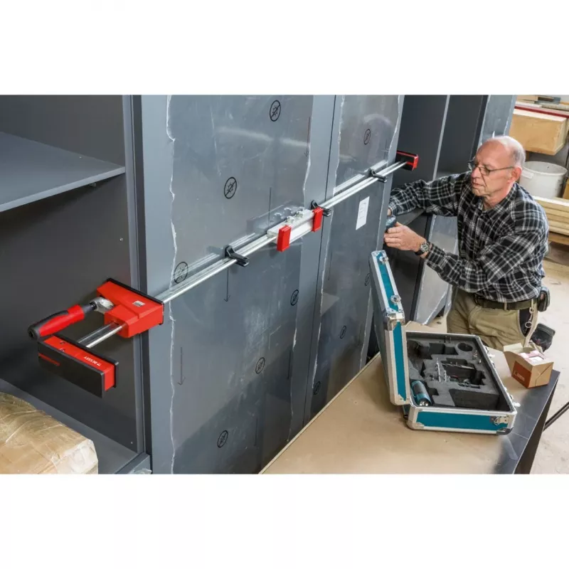 Bessey korpusa skavas pagarinājums KBX20, alumīnijs, sarkans