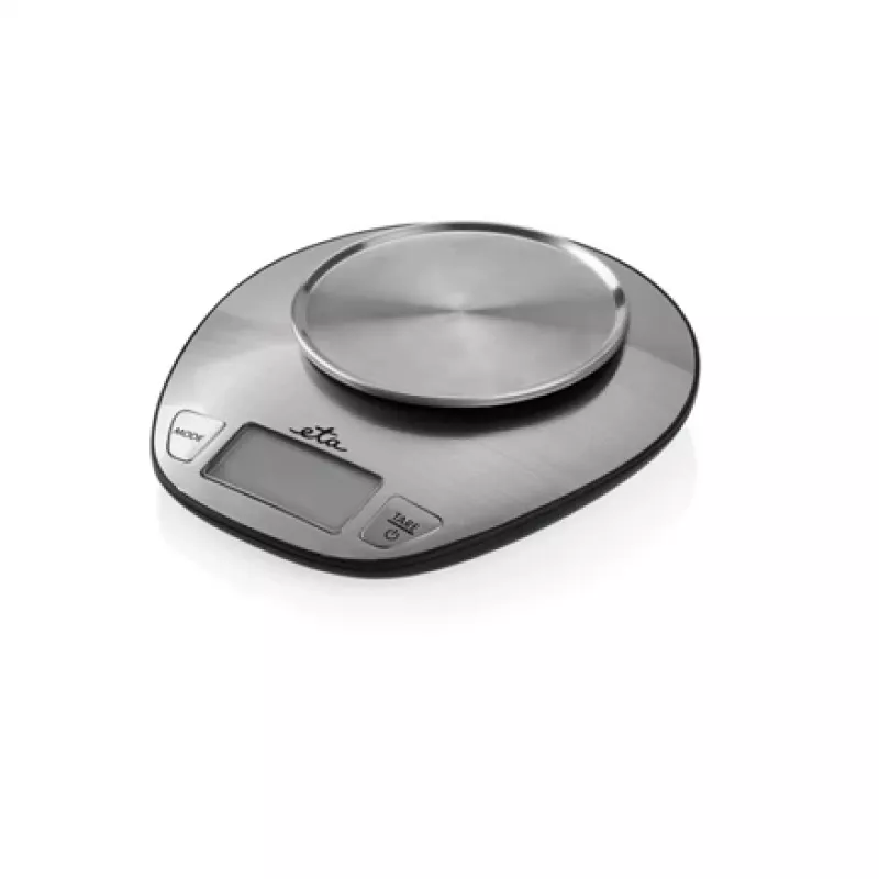 Elektroniskie virtuves svari ETA Dori nerūsējošais tērauds, 5 kg ietilpība, 1 g precizitāte