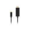 USB-C uz DisplayPort adapteris Lanberg CA-CMDP-10CU-0018-BK Melns 1,8 m