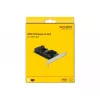 DeLOCK 16 port SATA PCI Express x4 karte 6 Gbit/s zaļa pelēka