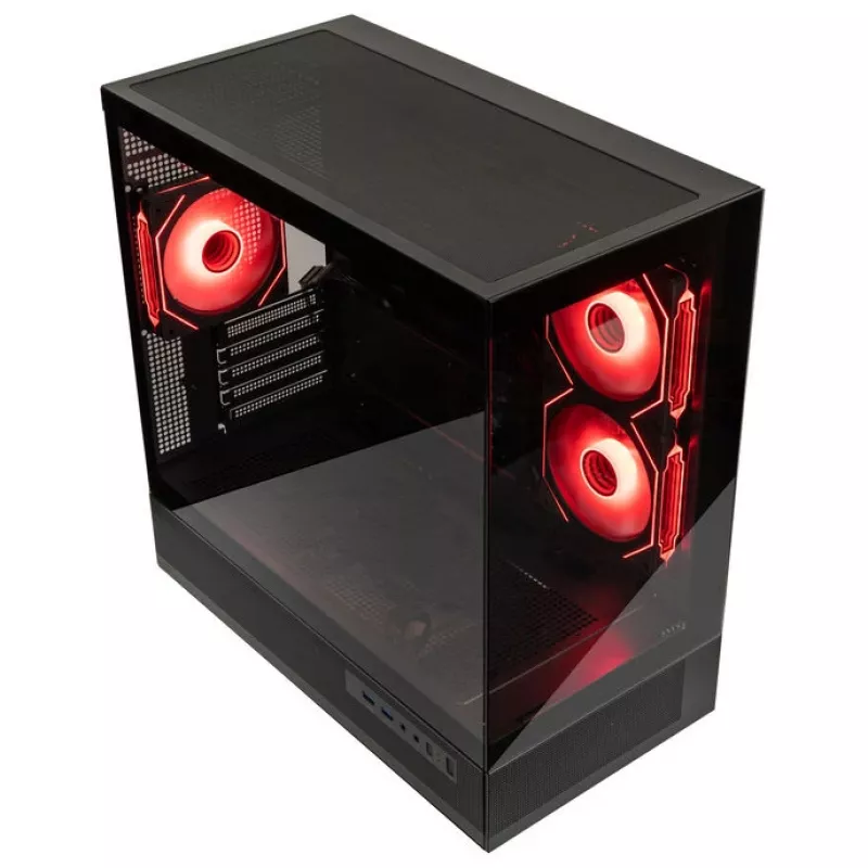GSI SmartAssembly ARGB stikla Micro-ATX korpuss - 650W