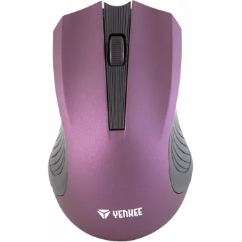 2.4 GHz optiskā simetriskā bezvadu pele, 3 pogas, violeta