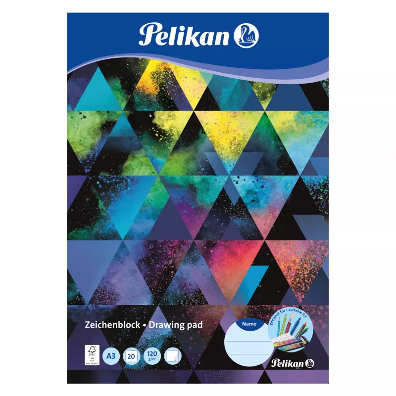Kartons Pelikan 236799 20 loksnes 120 g/m² A3