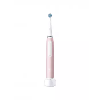 Oral-B Elektriskā zobu birste iO3 sērija, uzlādējama, pieaugušajiem, 1 birstes uzgalis, Blush Pink, 3 tīrīšanas režīmi
