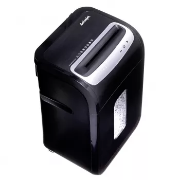 Dokumentu smalcinātājs ActiveJet ASH-2502C — šķērsgriezuma P-4, 25 lapas, 4x40 mm, 28 L tvertne, 22,8 cm padeve, 30 min darba cikls