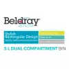 Atkritumu tvertne Beldray LA035235WHTFEU7 dubultais nodalījums 5 L balta