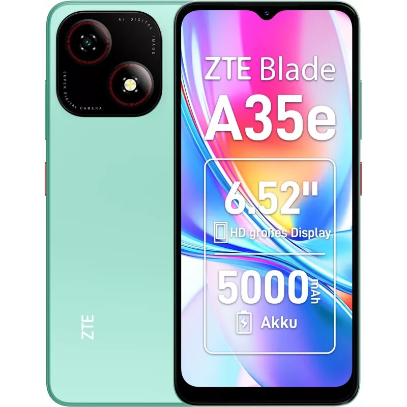Viedtālrunis ZTE Blade A35e 6.52 collu 2 GB RAM 64 GB Dual-SIM