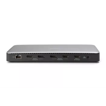 Digitus DA-70918 USB-C dokstacija, 13 portu, 3x HDMI, 2x DP, 4x USB-A, 1x USB-C, RJ-45 1GbE, SD, audio, 150 W