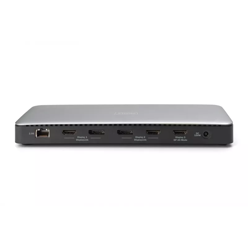 Digitus USB-C dokstacija 13 portu USB 3.2 Gen 2 4K Ultra HD