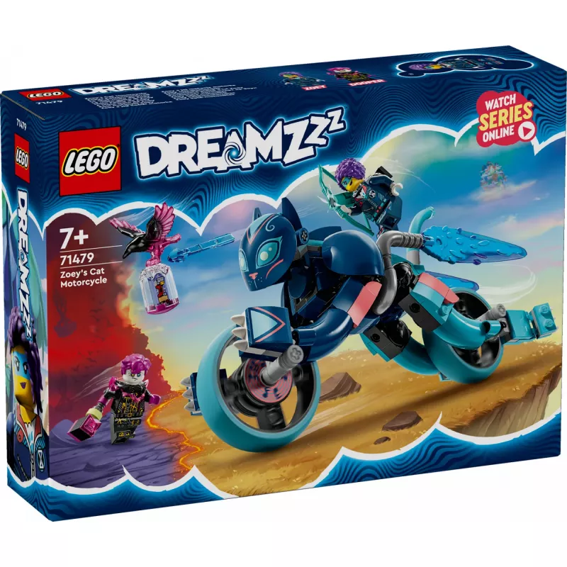 LEGO DREAMZzz Zoey’s Cat Motorcycle Bike Building Toy 71479