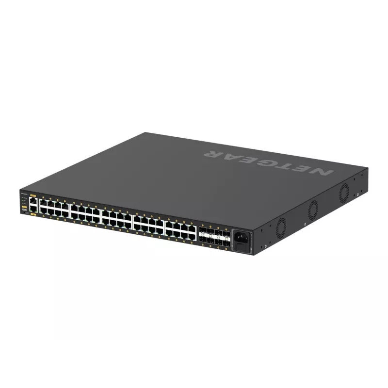 NETGEAR GSM4248P-100EUS tīkla komutators Pārvaldīts L2/L3/L4 Gigabit Ethernet (10/100/1000) Power over Ethernet (PoE) Melns