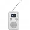Digitālais radio TECHNISAT DigitRadio 317 Balts — FM un DAB+ uztveršana, kompakts galda dizains