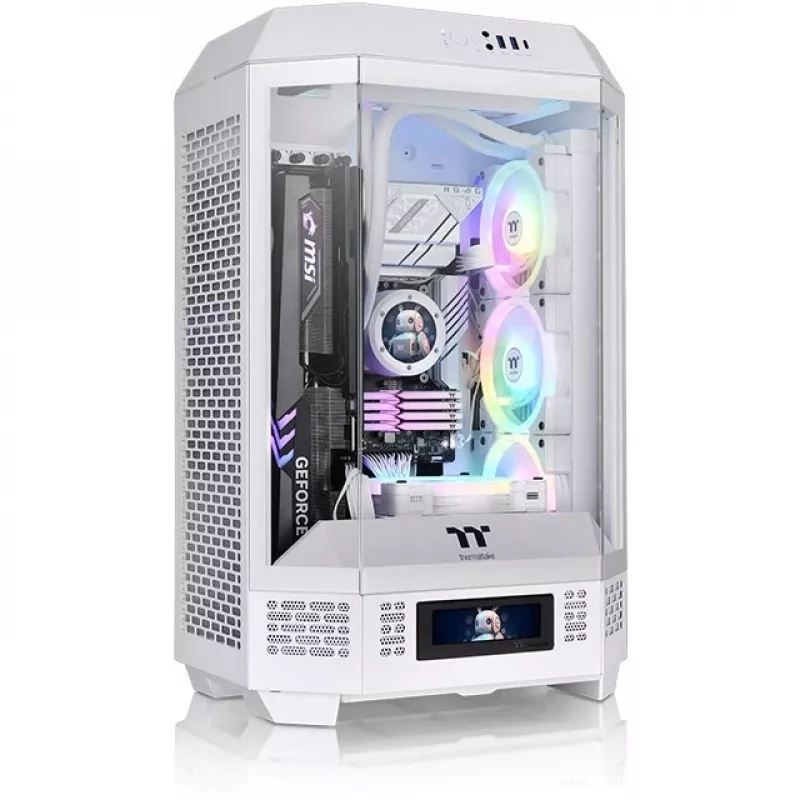 Thermaltake 3.9 collu LCD ekrāna komplekts melns priekš Tower 300 sērijas un Ceres 330 Hydrangea Blue