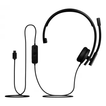 Logitech H570e - Austiņas - Uz auss - Vadu - USB-C - Sertificētas Microsoft Teams (981-001427)
