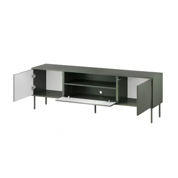 Cama EF TRESSE RTV skapis 180x40x54.5 matēts zaļš